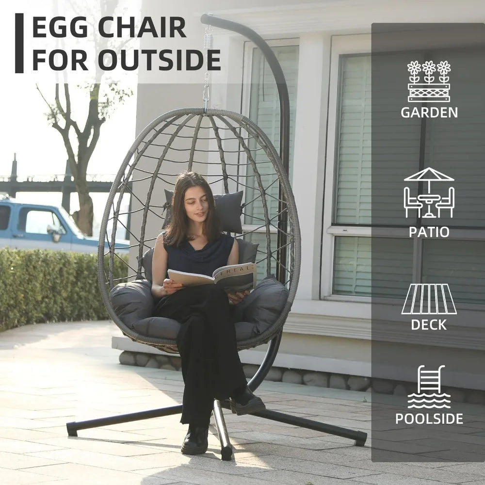 The Oasis Nest - Ultimate Comfort Hanging Egg Chair
